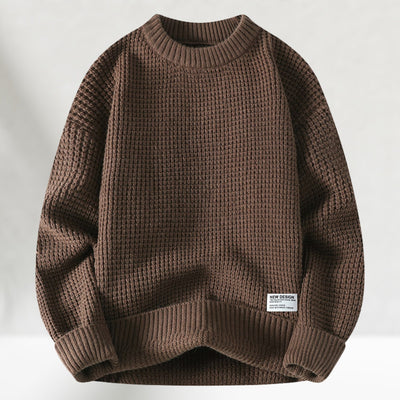 James - Strikket sweater med rund halsudskæring